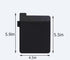 AubRie Universal Stick-On Mouse Pouch, Wireless Mouse and Pen Holder, Reusable Adhesive, No Glue Residue, Black