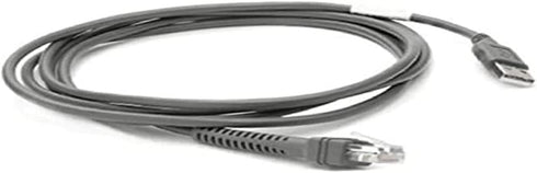 Zebra CBA-U21-S07ZBR - Serial Cable (Black, 2.1 m, USB, EAS, Male Connector/Male