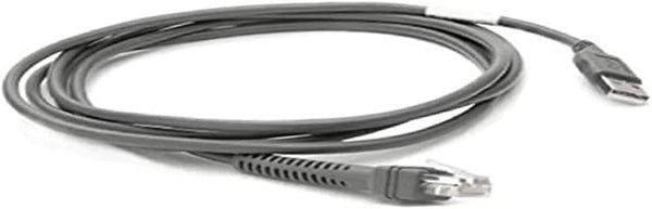 Zebra CBA-U21-S07ZBR - Serial Cable (Black, 2.1 m, USB, EAS, Male Connector/Male
