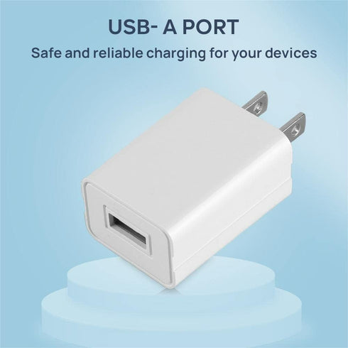 Wall Charger Cube 5V1A USB Power Supply, Universal Wall Plug Brick, Portable Travel Fast Charger for iPhone