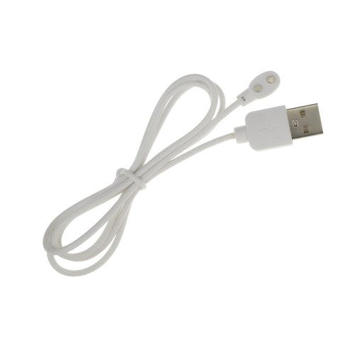 6mm 2.7ft Magnetic USB DC Charger Cable, Replacement Oval Base Charging Cord for Rechargeable Toys, Massagers, Electric