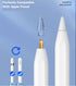 Compatible Replacement Pencil Tips for Apple 2nd 1st Gen iPad Pro Pencil, Fine Point Precise Control Resistance - White