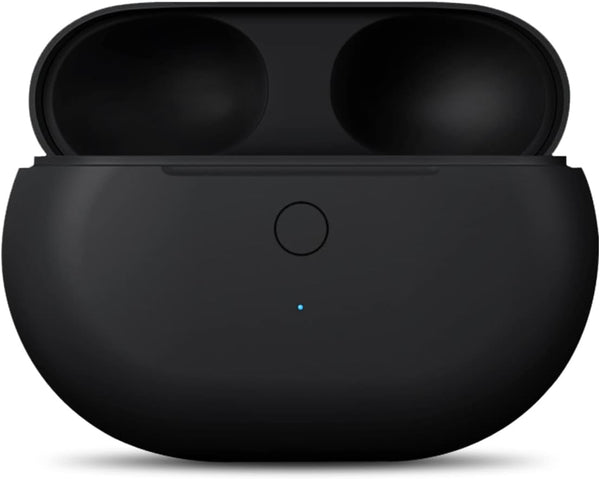Jinstyles Charging Case Replacement for Beats Studio Buds, Bluetooth Pairing Sync Button, 660mAh Battery - Black