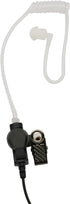 3.5mm Receiver/Listen ONLY Surveillance Acoustic Tube Earpiece Headset - 2 Pack with Medium Earmolds