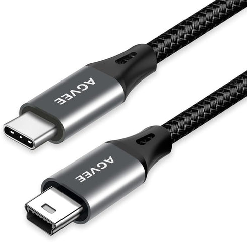AGVEE 2 Pack 10ft USB-C OTG to Micro USB Cable, Braided Charger Data Sync Cord for Samsung Galaxy S7/S6, J7, J3, LG,