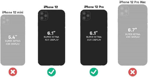 OtterBox Symmetry 12 12 Packaging + Pop Series Case for iPhone & Pro (Only) - Retail - Polar Vortex - with Black PopTop