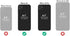 OtterBox Symmetry 12 12 Packaging + Pop Series Case for iPhone & Pro (Only) - Retail - Polar Vortex - with Black PopTop