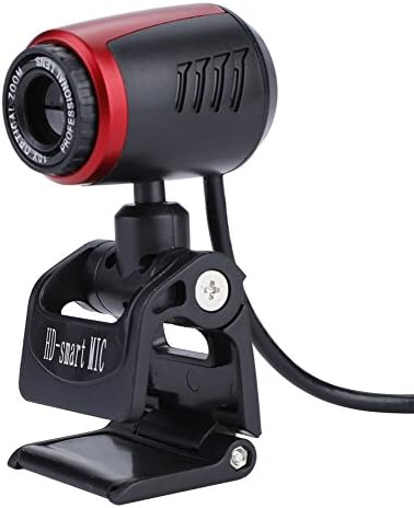 Zerone USB Webcam, 640 x 480 USB Camera Live Streaming with Built-in Microphone
