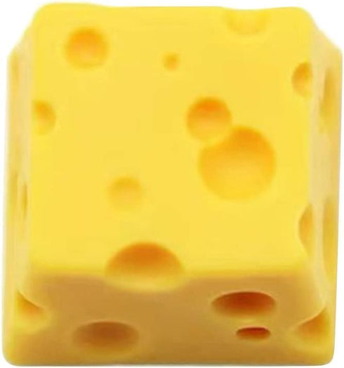 Resin Keycap for Mechanical Keyboard, DIY Key Caps for Cherry MX Switches, Personality Cheese Keycaps for Keyboards