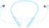 Neckband Headphones, Waterproof Wireless Neckband Headset with Retractable Earbuds, Stereo Earphones (Blue)
