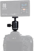 AFEFT 360 1/4" Mini Ball Head Hot Shoe Adapter, Swivel Thread Camera Mount for DSLR, Tripod, Monitor, LED Video Light