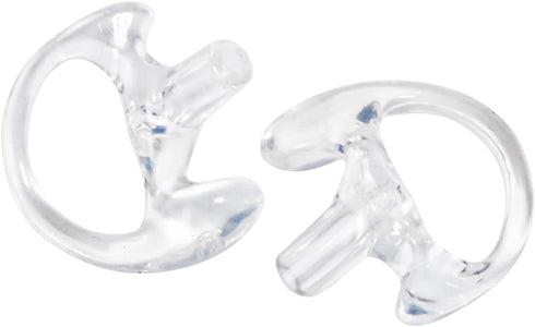 HYS Clear Soft Earmold Replacement Ear Pieces for Transparent Air Acoustic Security Radio Surveillance Headset