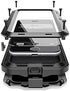 CarterLily Compatible iPhone 11 Case, Full Body Shockproof, Dustproof, Waterproof Aluminum Alloy Cover (Black)
