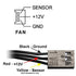 Coolerguys 12vDC Waterproof IP67 Fan, High Speed, 120x25mm