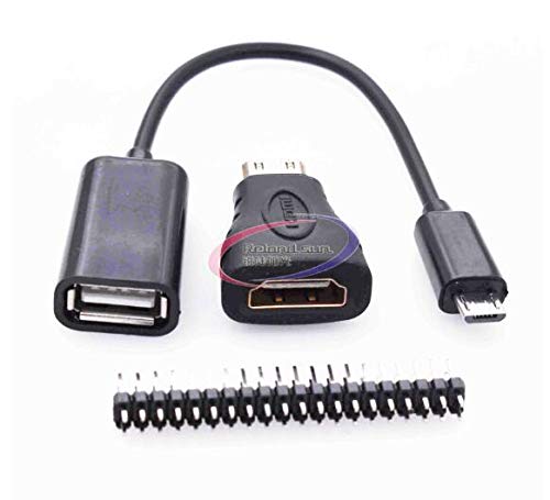Reland Sung 3 in 1 Raspberry Pi Zero W Kit Mini HDMI to HDMI