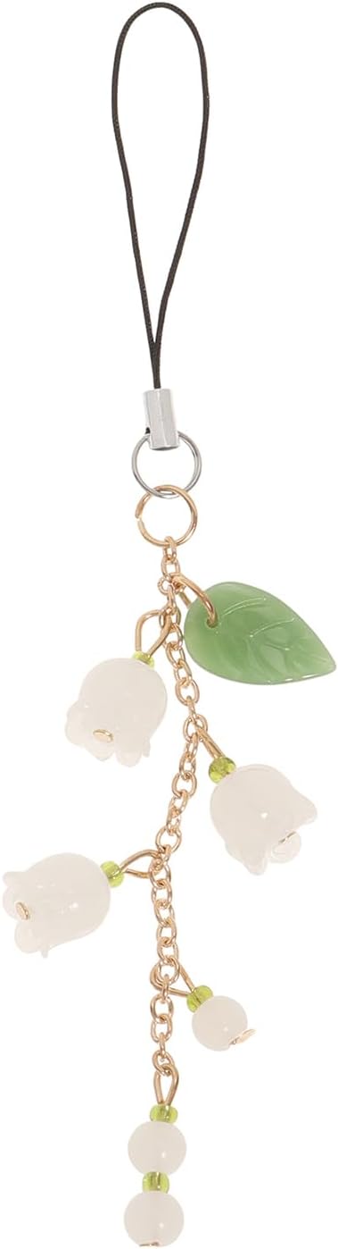 1-4PCS Cute Aesthetic Y2K Phone Charms Strap, Pink Strawberry Butterfly Star Accessories for Phone Bag Keychain