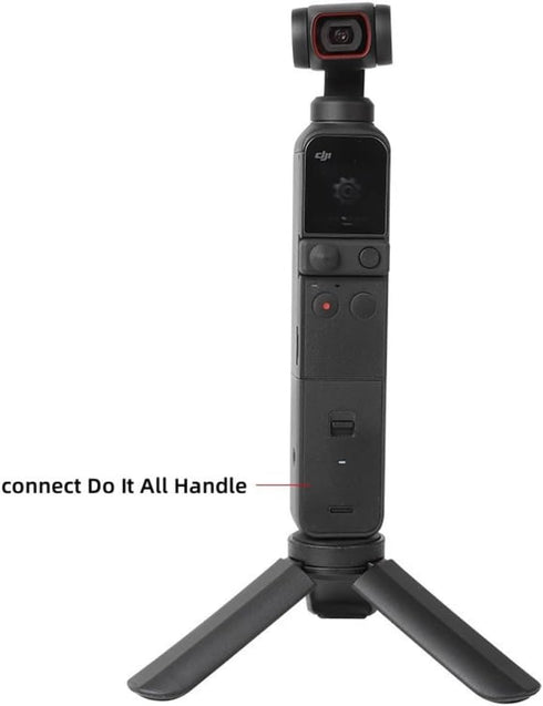 GetZget 3/ 2, 4/3, Insta360 X2/ X3/ X4, Mini Tripod Desktop Stand Extension Holder Compatible with DJI OSMO Pocket