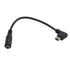 Seadream 6inch Mini USB Male to 3.5mm Jack Female Audio Cord Microphone Adapter Cable (Black, 2pcs)