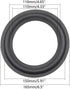 Fielect 2Pcs 6.5inch Foam Speaker Edge Replacement Kit for Subwoofer Surround Rings, Black