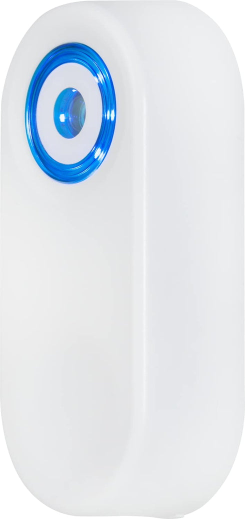 power gear Decoy Security Camera, Battery Operated, Flashing Blue LED Light, Easy to Install, Fake Surveillance, Home Protection, Indoor or Outdoor Security, White, 61867