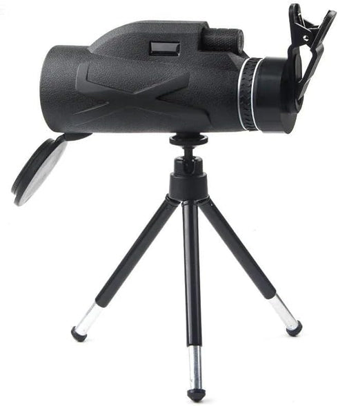 Generic 80x100 Monocular Telescope for Adults High Powered, Monocular for Adults, Compact Low Light Vision