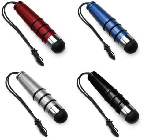 BoxWave Mini Capacitive Stylus Pen for Leapfrog LeapPad Ultimate, Small Rubber Tip Compatible with Jet Black