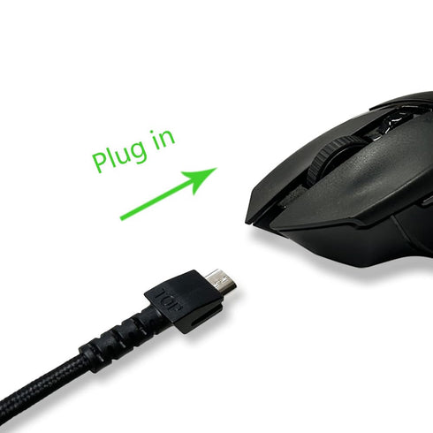 Mouse Charging Cable for Razer Naga Pro 20000 DPI, Viper Ultimate, USB Charger Cord for Razer DeathAdder V2