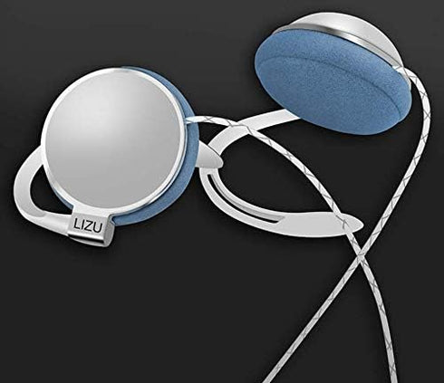 Clip On Earphones, Over-Ear Running Stereophone Headphones for Workout, Exercise, Gym, Compatible with iPhone, Android
