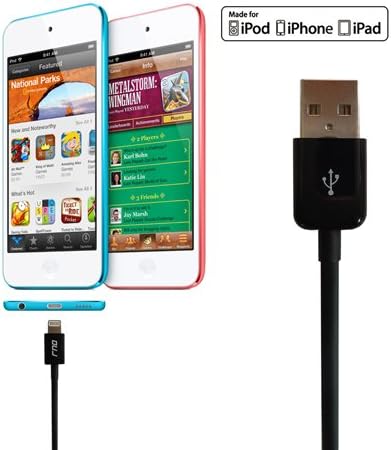 RND 1.5FT Apple Certified Lightning to USB Cable for iPhone, iPad, iPod - Black (Xs, XR, 8, Pro, Air, Mini)