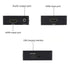 HDMI Audio Extractor, 4K HDMI to HDMI Splitter with 3.5mm AUX Audio, Compatible with TV, PC, PS3/4/5, Projector
