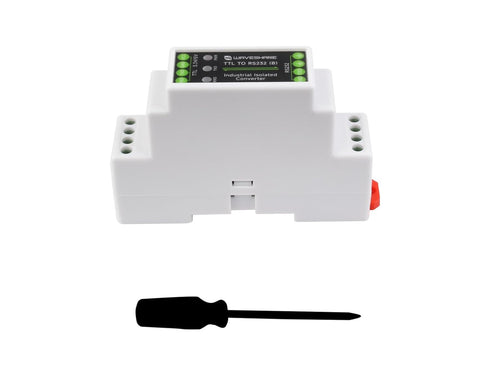 Waveshare Rail-Mount TTL to RS232 Galvanic Isolated Converter: Full-Duplex Communication and Multi-Isolation Protection