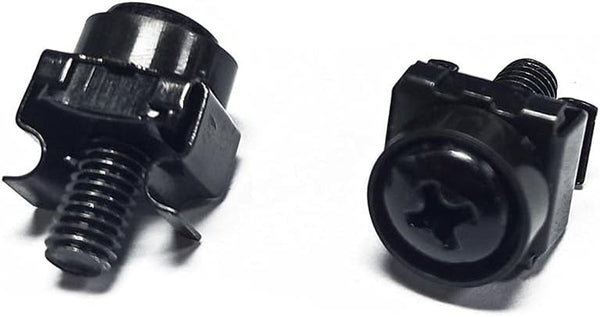 Monoprice M6 x 16mm Server Rack Mount Cage Nuts, Screws and Washers (50