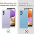 LeYi for Samsung A32 5G Case, Full-Body Shockproof Soft Liquid Silicone Phone Case with 2 x Tempered Glass Protector,