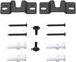 ZYAMY 2-Pack Soundbar Mounting Brackets for TV Installation