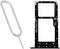 generic Perfectly Fit Easy to Install Durable SIM and Memory Card Tray Holder