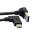 NFHK USB 3.1 Reversible USB-C Angled A Male Data Cable 90 Degree for MacBook, Tablet & Mobile Phone
