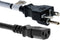 Heavy Duty AC Power Cord, 15A/250V, 14 AWG, Black, 6-20P to C13, Lifetime Warranty (3 ft)