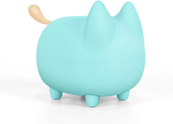 Cute Small Bluetooth Speaker, Cat Mini Wireless Speakers with Loud Stereo Sound, 40H Playtime, Green