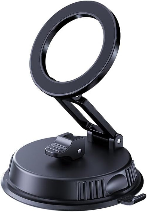 iShowMount 360 [78+LBS 2400gf 17 16 15-Black Strong Magnetic Car Phone Holder for Magsafe, Adjustable Car Phone Mount