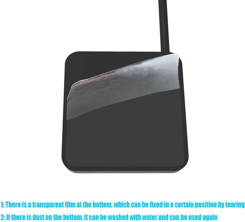 Compatible Charging Stand for Uaue Smart Watch, Lamshaw Desk Holder for Donerton T50S T50H 1.85" Smartwatch (Black)