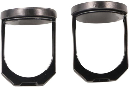 2PCS Foldable Laptop Stand, Non-Slip Base Bracket Support, Zinc Alloy Mini Cooling Stand for Keyboard
