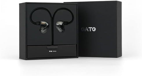Fanmusic TRUTHEAR GATE Cost-Effective Dynamic Driver In-Ear Headphone with 0.78 2Pin Cable (Black, no mic)