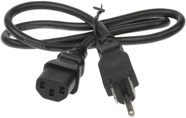 SF Cable 2.46ft Standard Computer Power Cord NEMA 5-15P to IEC 320 C13-18 AWG