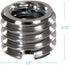 Foto&Tech Metal Tripod Thread Adapter 1/4 inch to 3/8 inch, Easy Mount Screw Adapter for Camera Video Equipment (5