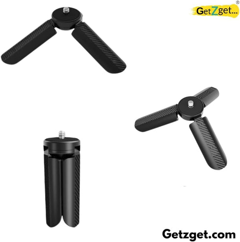 GetZget 3/ 2, 4/3, Insta360 X2/ X3/ X4, Mini Tripod Desktop Stand Extension Holder Compatible with DJI OSMO Pocket