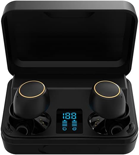 HayKee Wireless Earbuds, Bluetooth 5.0 TWS Stereo HiFi Headphones with 5000mAh Charging Case