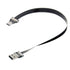 xiwai 2.0M USB 2.0 Type-A Male to Type-C Male Data Flat Slim FPC Cable for Disk, FPV & Phone
