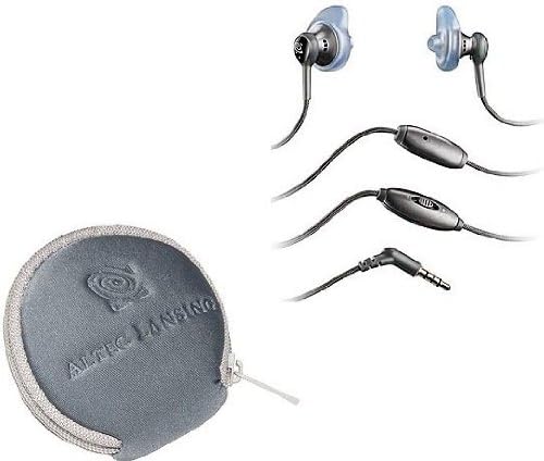 Altec Lansing PLTUHS301B UHS301 2.5mm Stereo Headset with 3.5mm Adapter & Pouch