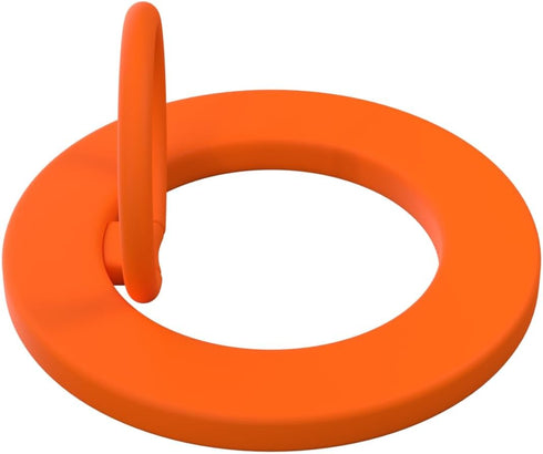 FELONY CASE 2.0- 17, 16, 15, 14, 13, 12, - Neon Orange Ring Grip and Stand - Version Improved Stronger Magnet, Magnetic