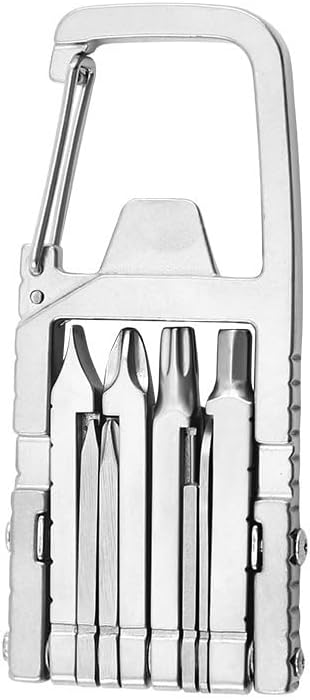 YePeiJun Multifunctional Sim Card Ejector Tool 13 in 1 Carabiner Tool with Sim